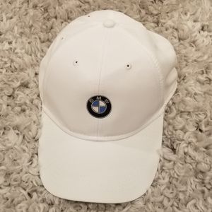 BMW White Logo Emblem Baseball Adjustable Hat